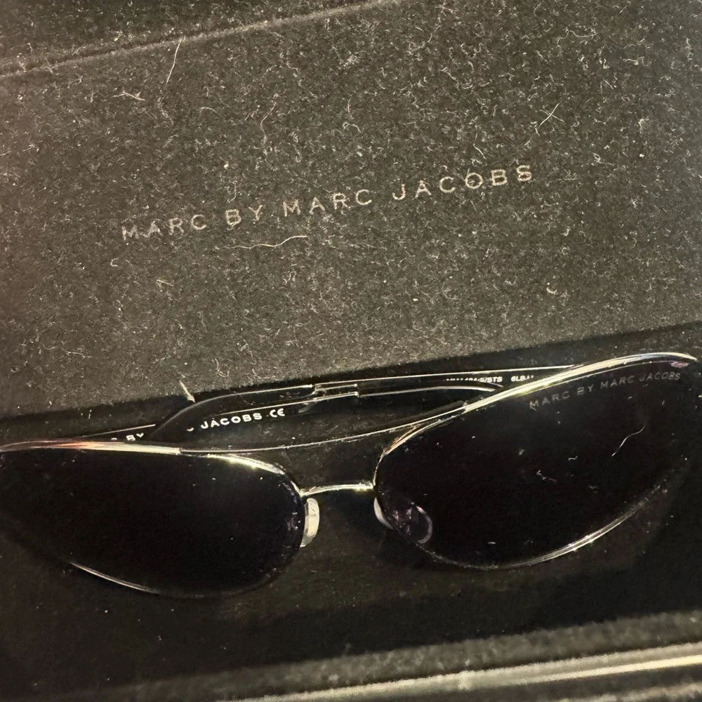 Marc By Marc Jacobs Black and Purple Aviator‎ Sunglasses